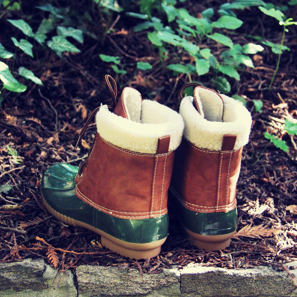 sherpa duck boots