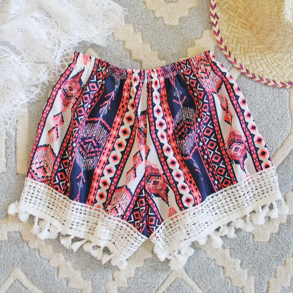 Cabana Fringe Shorts, Sweet Native Shorts from Spool 72. | Spool No.72