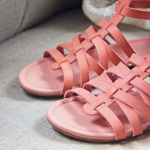 Cactus Flower Sandals, Sweet Gladiator Sandals from Spool 72 | Spool No.72