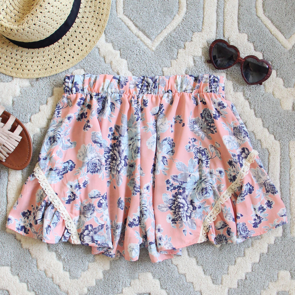 Canyon Flower Shorts, Sweet Boho Shorts from Spool 72. | Spool No.72