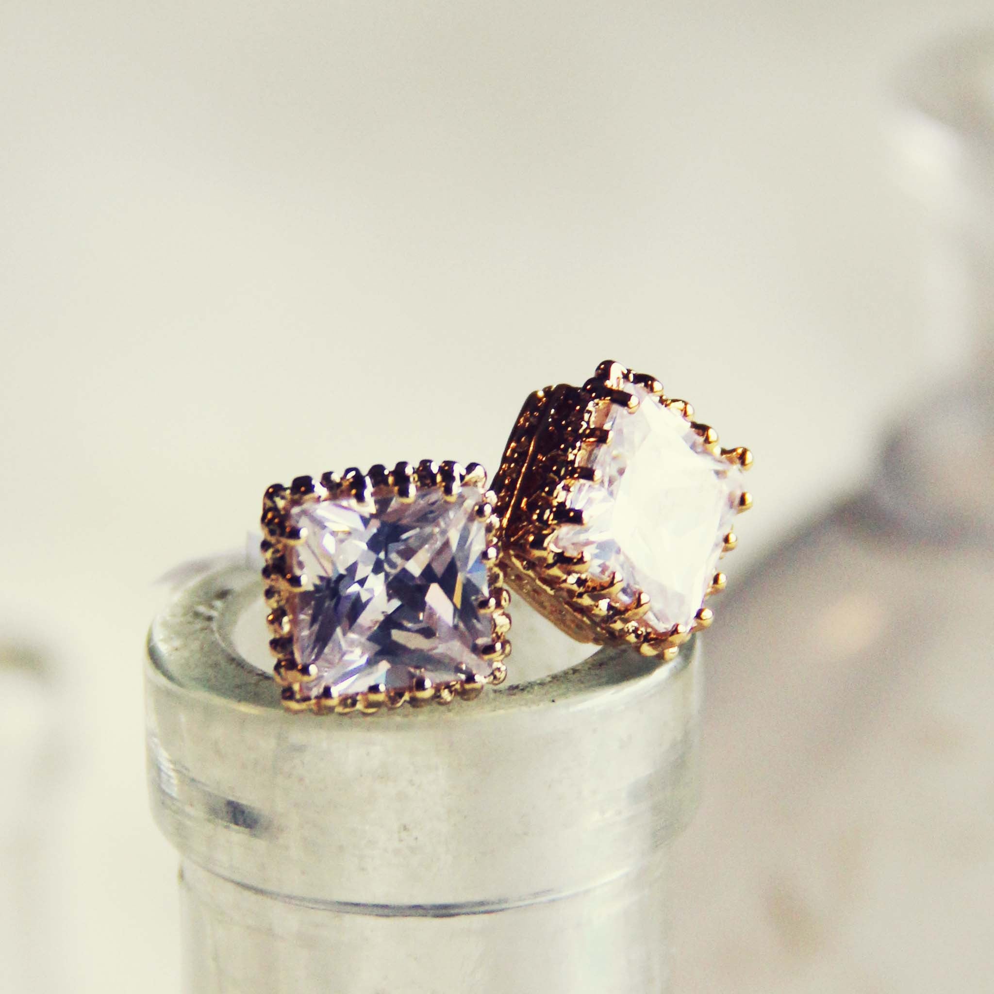  Crystal Waters Stud Earrings 