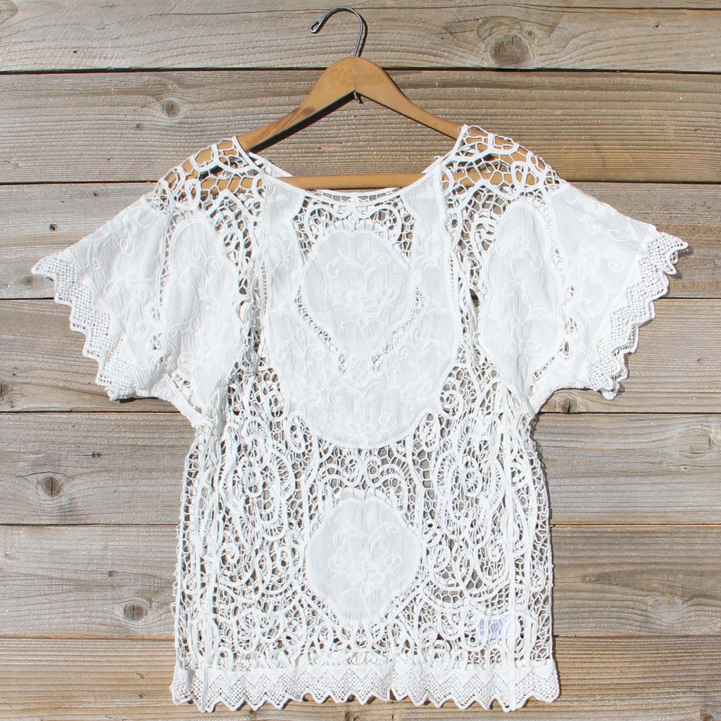 Desert Aire Tunic, Sweet Lace Tops & Blouses from Spool 72. | Spool No.72