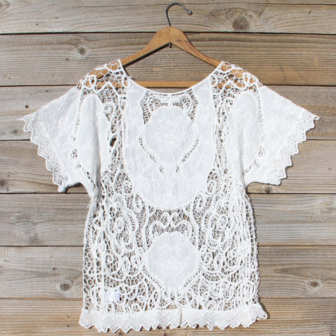 Desert Aire Tunic, Sweet Lace Tops & Blouses from Spool 72. | Spool No.72