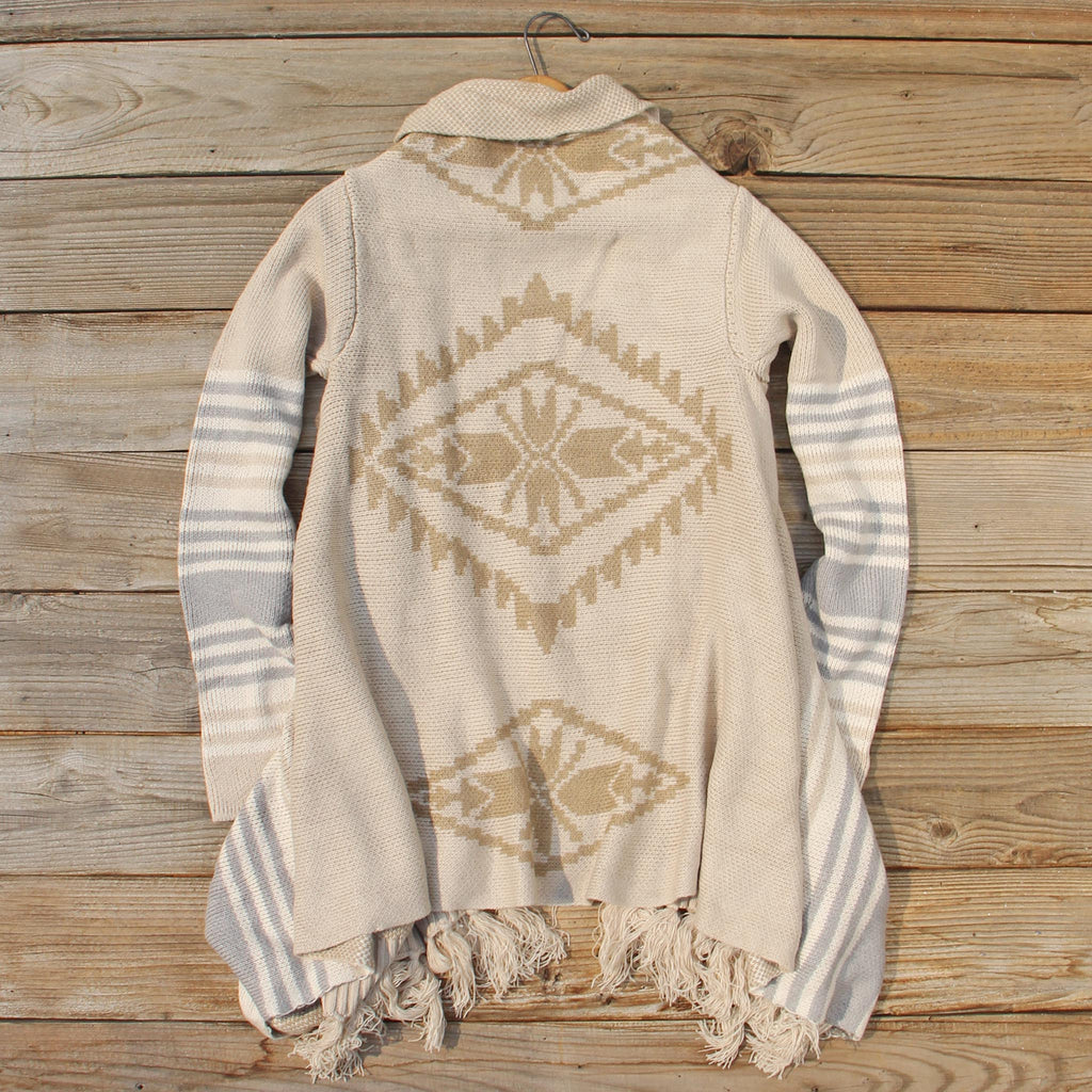 Desert Tribe Blanket Sweater, Cozy Knit Native Sweaters from Spool No ...