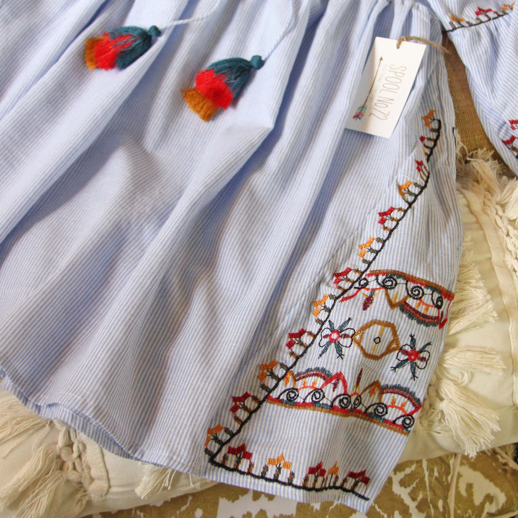 Elise Embroidered Dress, Sweet Bohemian Embroidered Dresses from Spool ...
