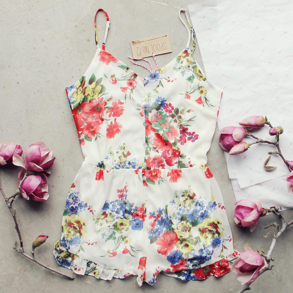 Evening Hush Romper, Sweet Bohemian Rompers & Dresses from Spool 72 ...