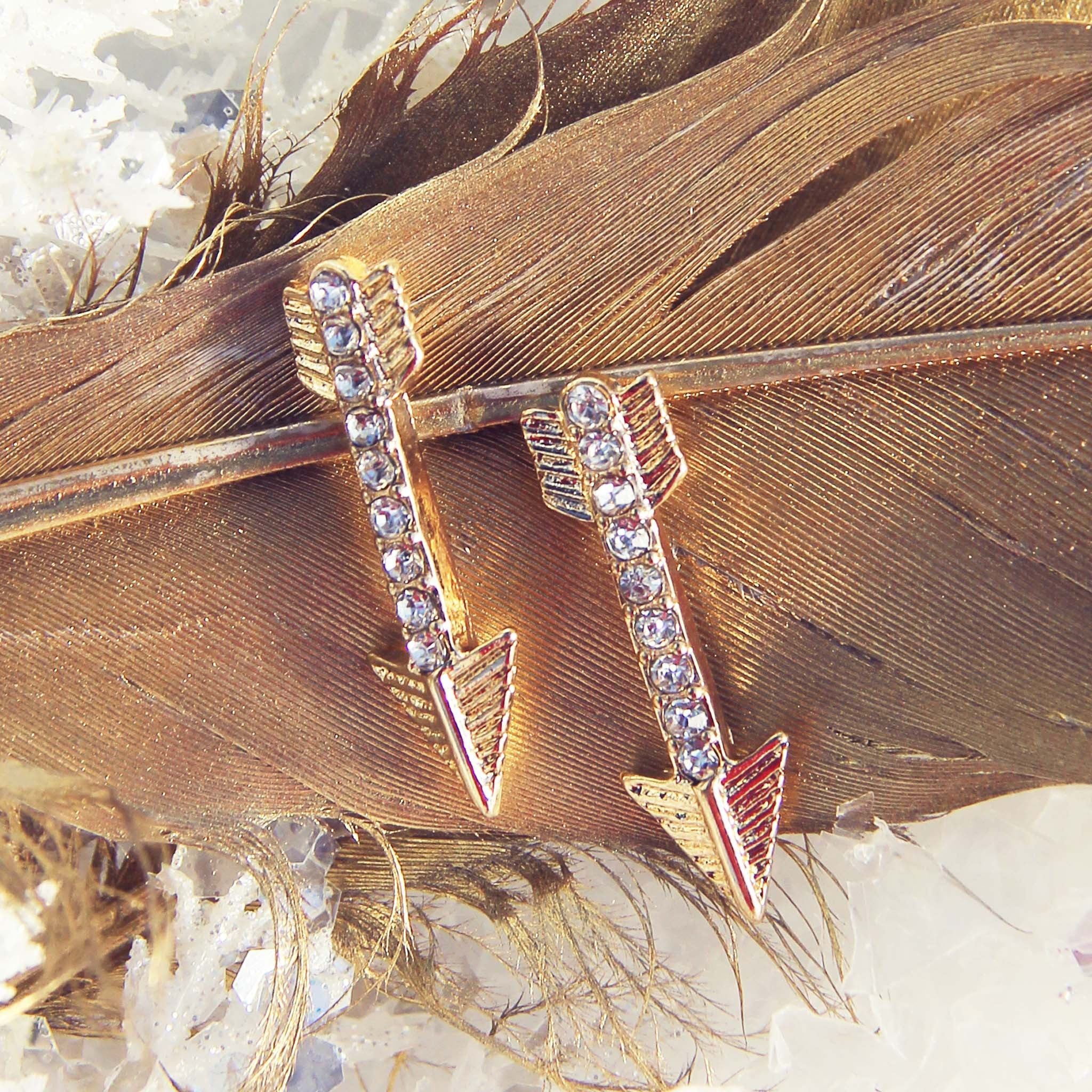  Feather Arrow Earrings 