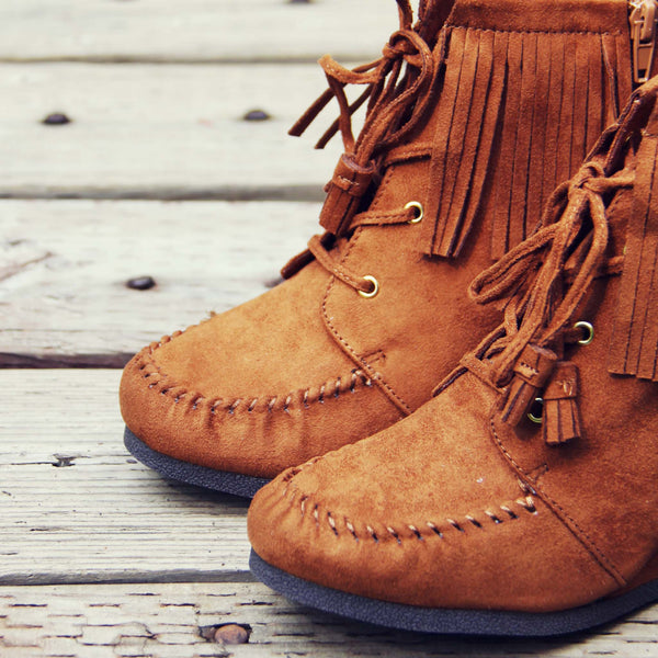 Wild & Wander Moccasins in Brown, Rugged Boots & Moccasins from Spool ...