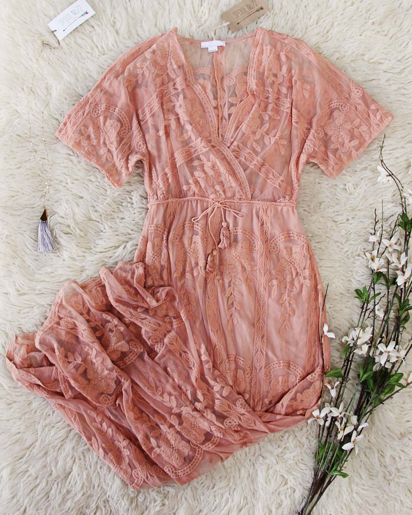 Gold Coast Lace Maxi in Rose, Gorgeous 