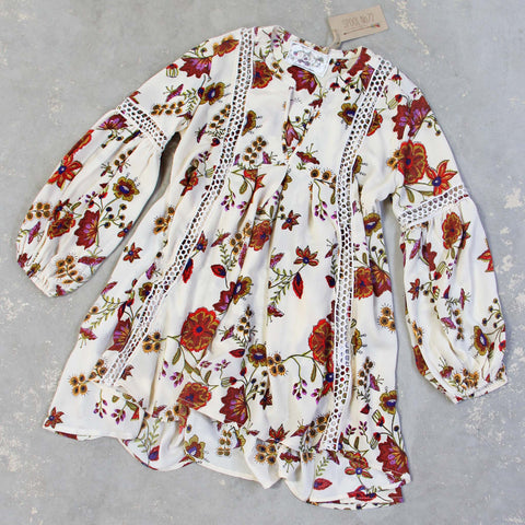 Gypsum Floral Tunic, Sweet 70's Boho Tunic Tops from Spool 72. | Spool ...