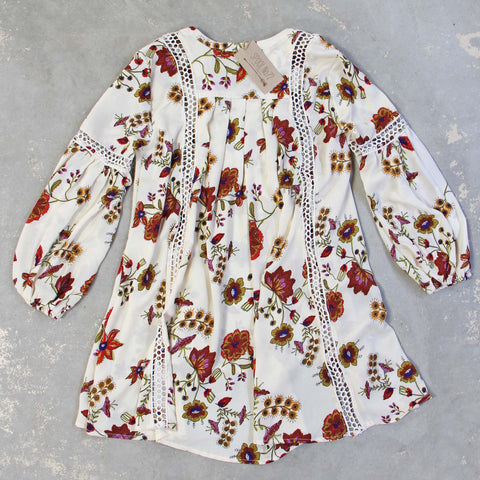 Gypsum Floral Tunic, Sweet 70's Boho Tunic Tops from Spool 72. | Spool ...