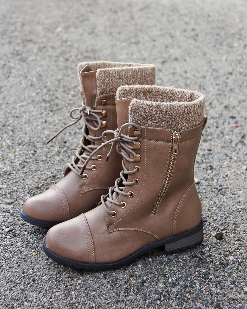 Heirloom Sweater Boots in Cedar, Sweet & Rugged boots from Spool No.72 ...