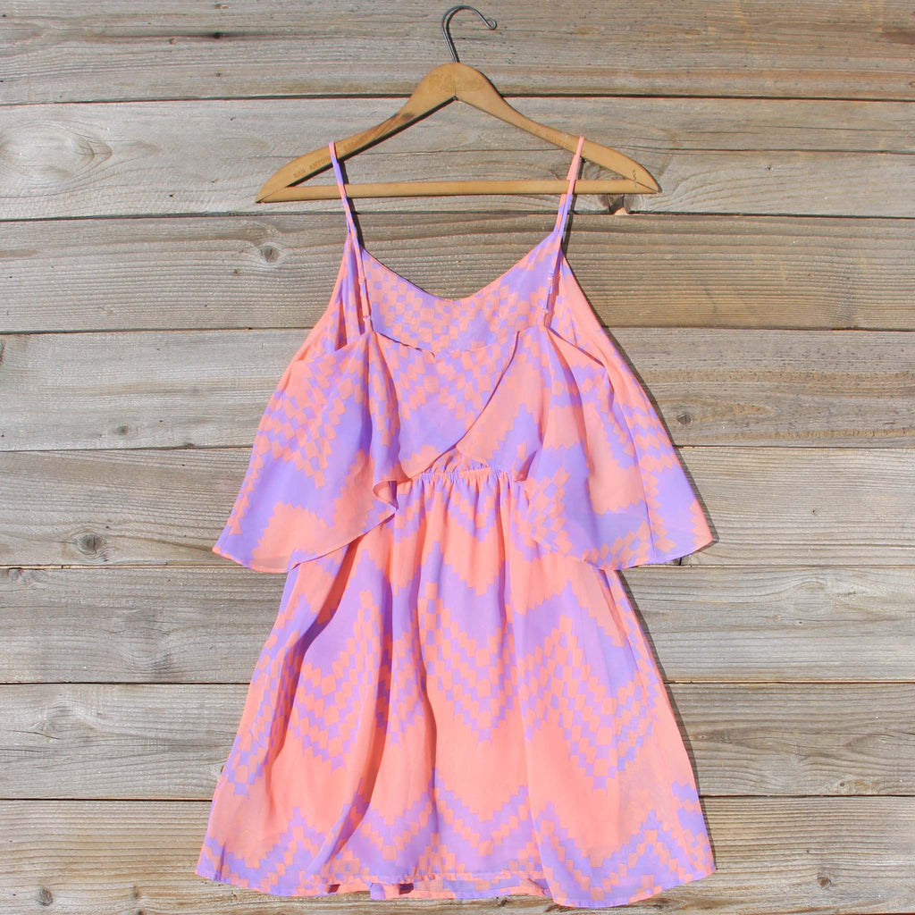 Indian Watercolor Dress in Lilac, Sweet Bohemian Dresses from Spool 72 ...