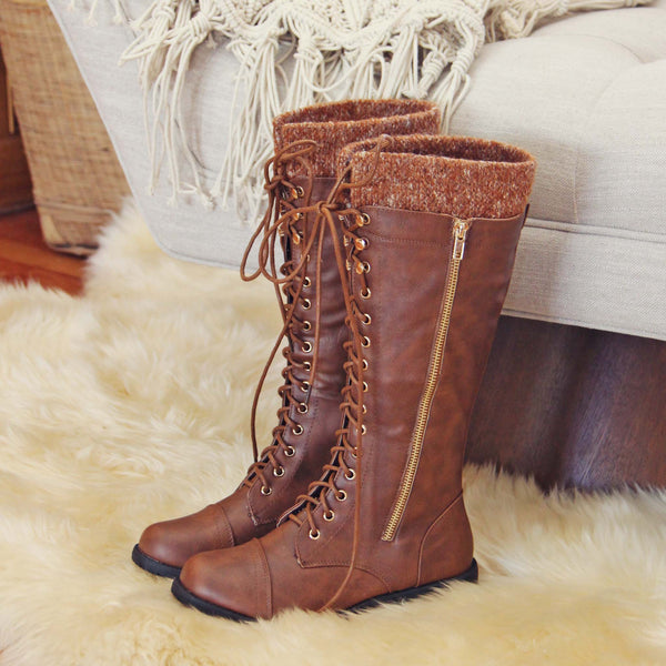Knit & Fellow Boots, Rugged Lace Up Boots from Spool No.72. | Spool No.72