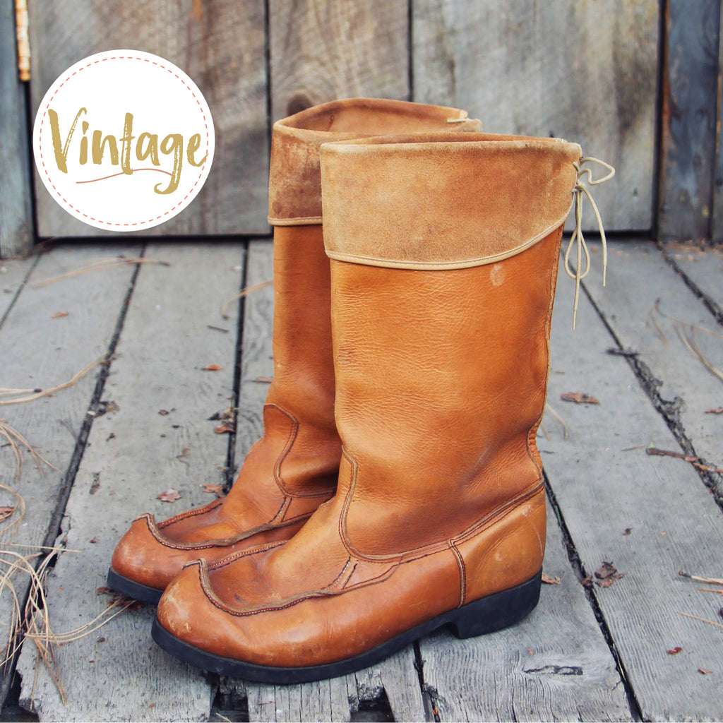 vintage moccasin boots