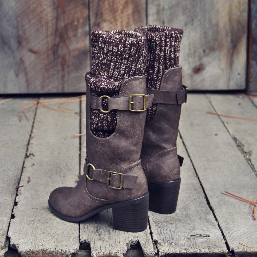 Laurel & Arrow Sweater Boots, Sweet & rugged sweater boots from Spool ...