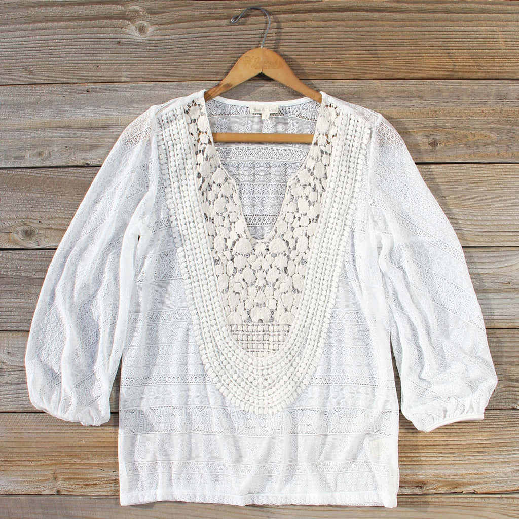 Lovebird Lace Blouse, Sweet Bohemian Tops from Spool No.72. | Spool No.72