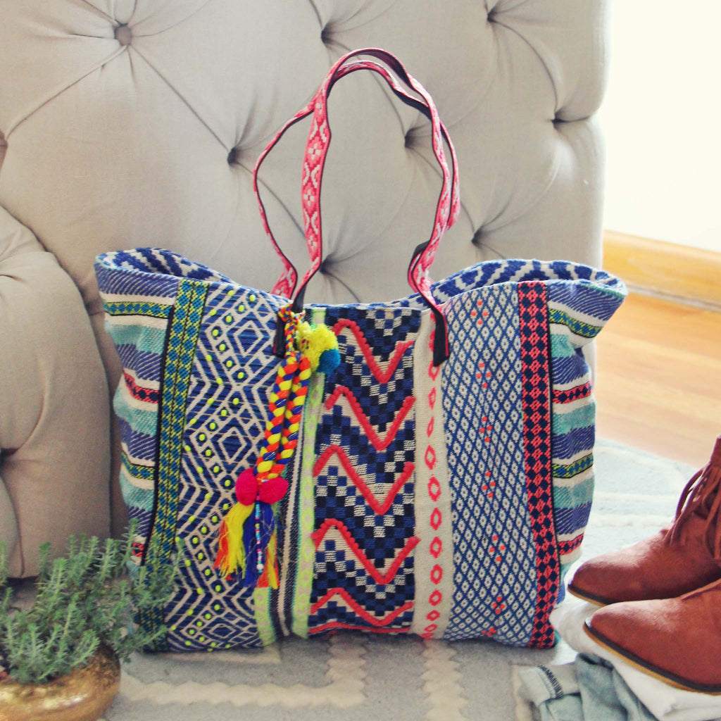 Lux Embroidered Tote, Native Rug & Tapestry Bags from Spool 72. | Spool ...