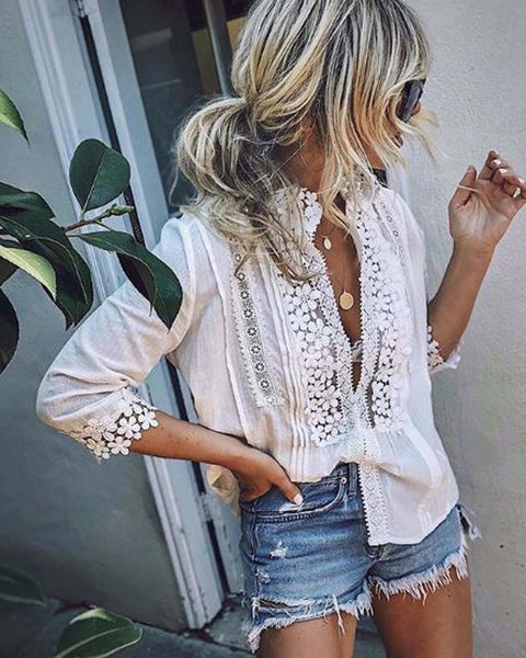Goddess Lace Blouse, Women's Bohemian Lace Tops from Spool 72. | Spool ...