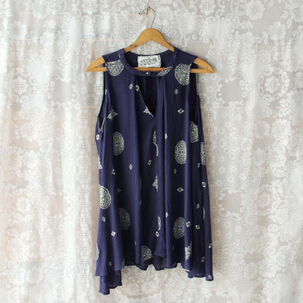 Moon & Stars Tunic, Boho Summer Tunics from Spool 72. | Spool No.72