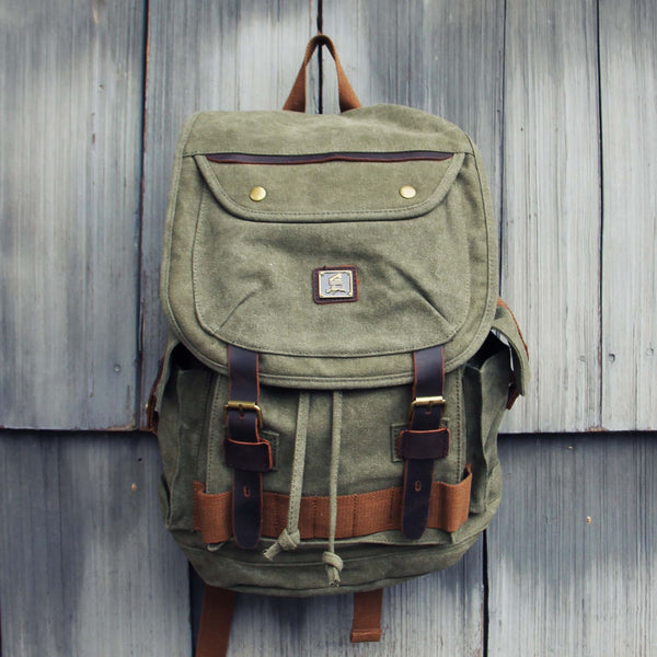 Nanum Falls Backpack in Sage, Rugged Backpacks and Totes from Spool 72 ...