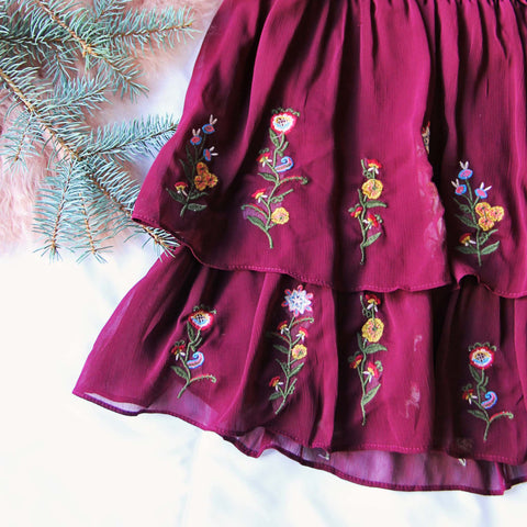Oak & Bloom Dress, Sweet Bohemian Embroidered Winter Dresses from Spool ...