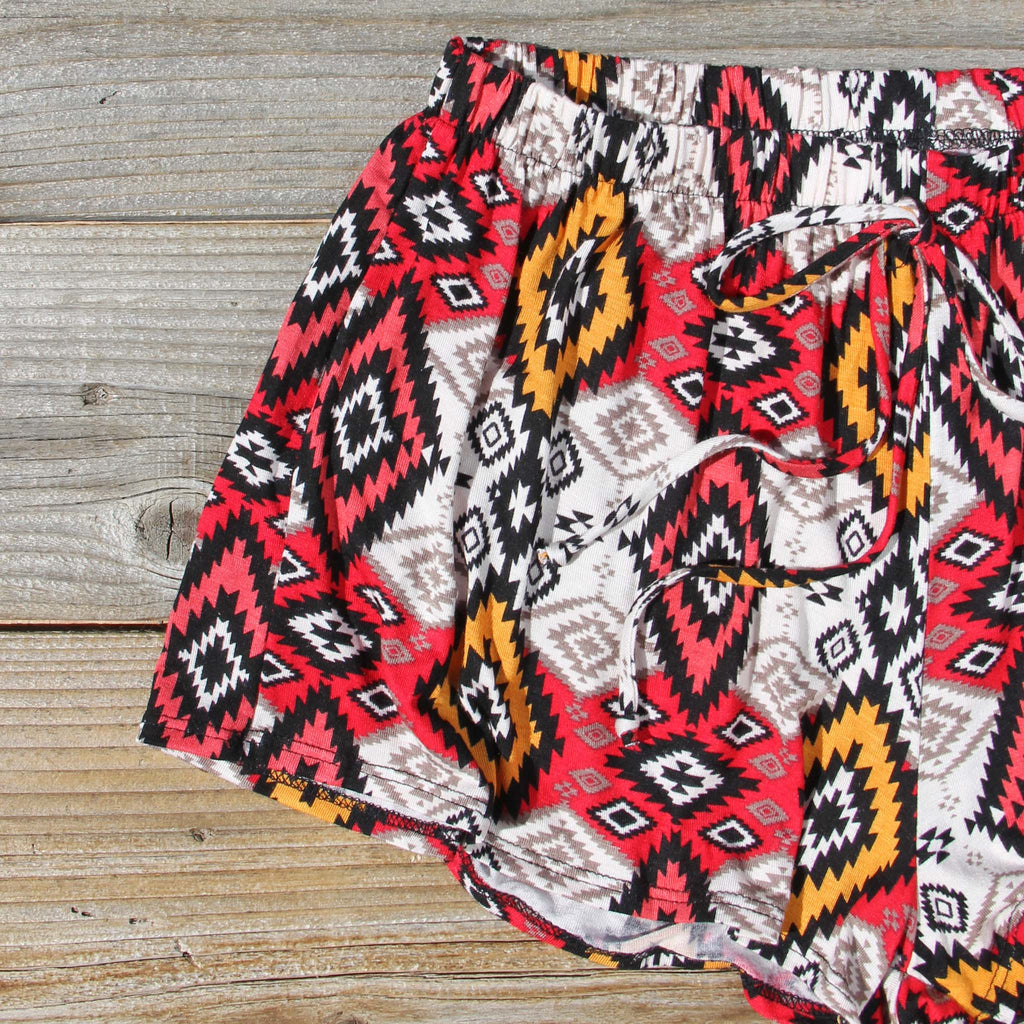 Painted Sky Shorts, Sweet Native Shorts from Spool 72. | Spool No.72