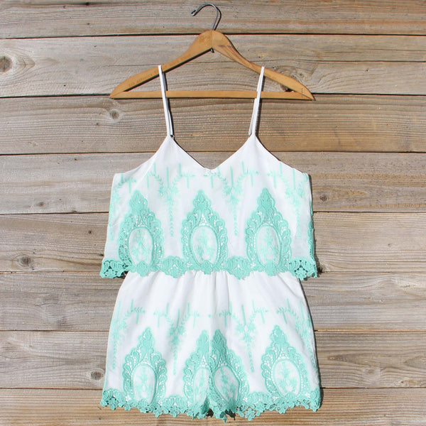 Palm Springs Romper in Mint, Sweet Affordable Rompers & Dresses from ...
