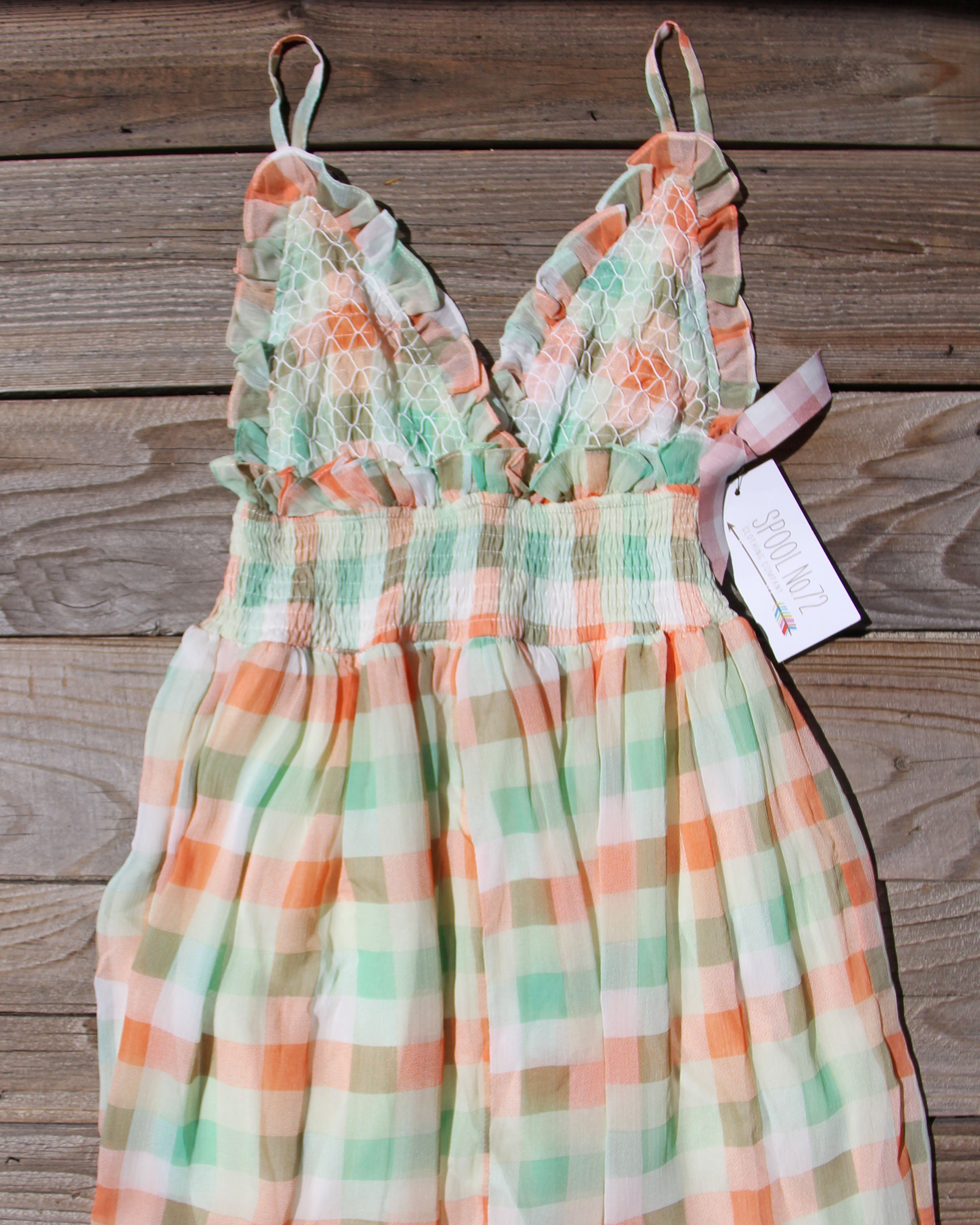  Picnic Ruffle Maxi Dress 