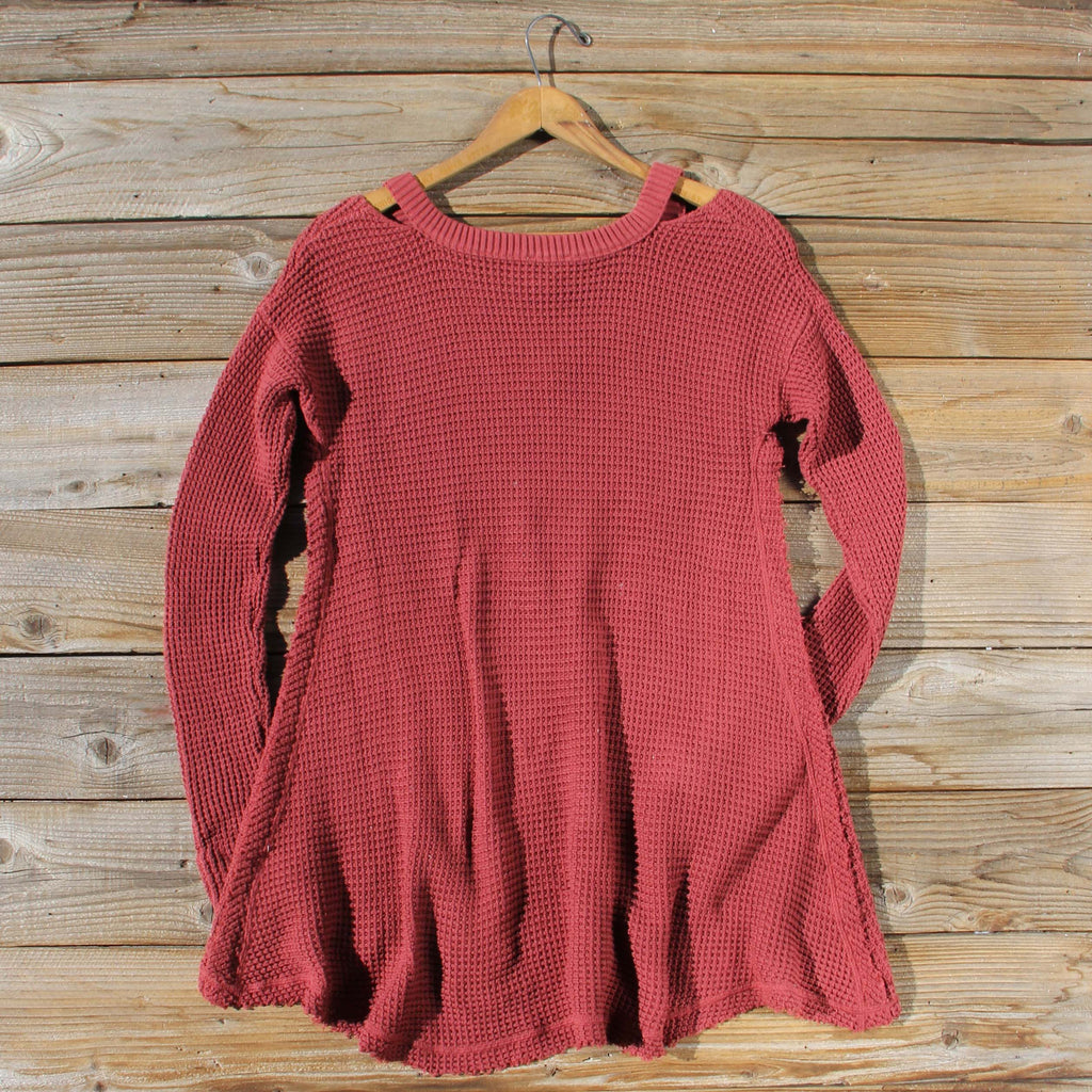 Rusted Rose Thermal in Burgundy, Cozy & Warm Fall Thermals from Spool ...