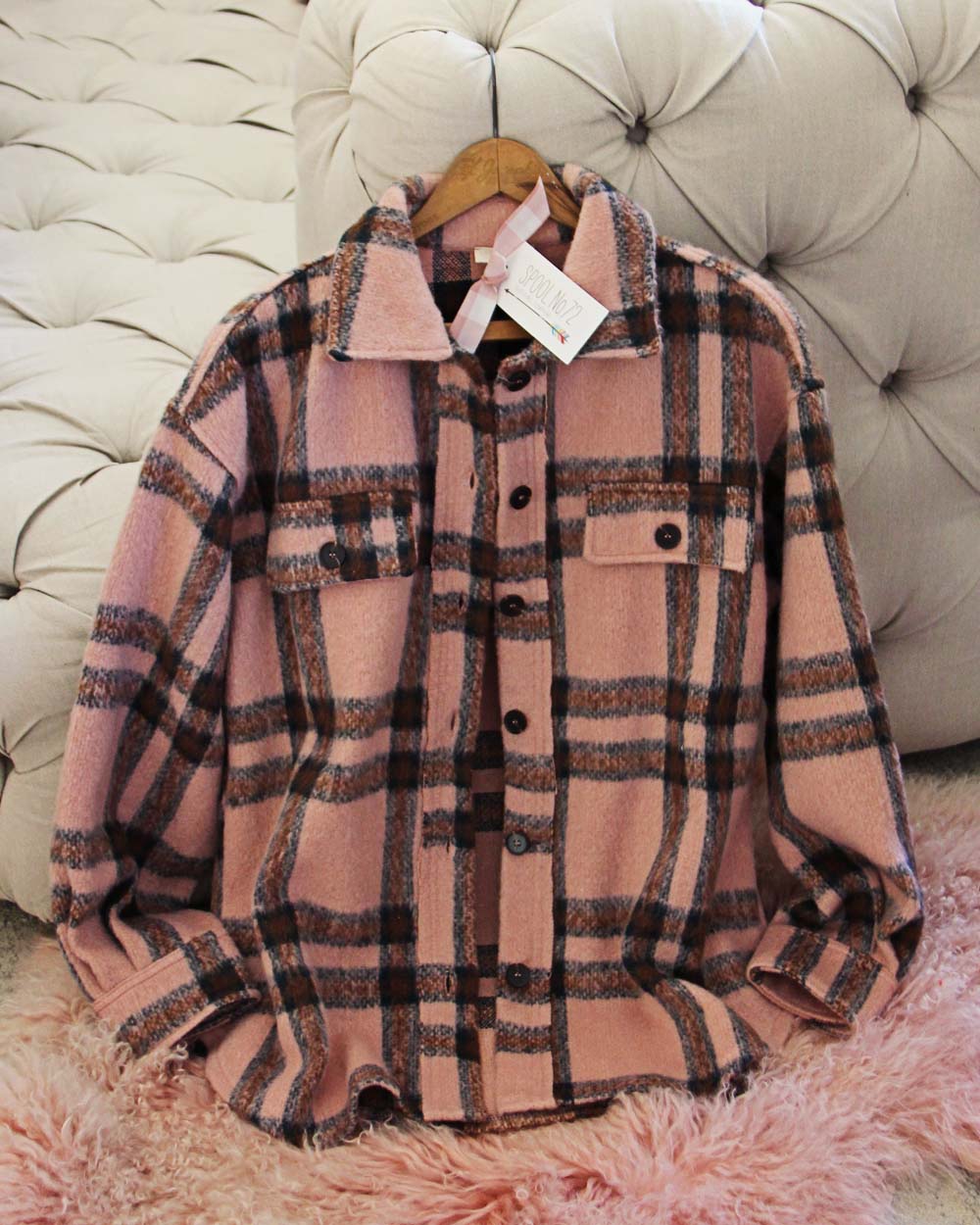  Scottish Rose Plaid Jacket 