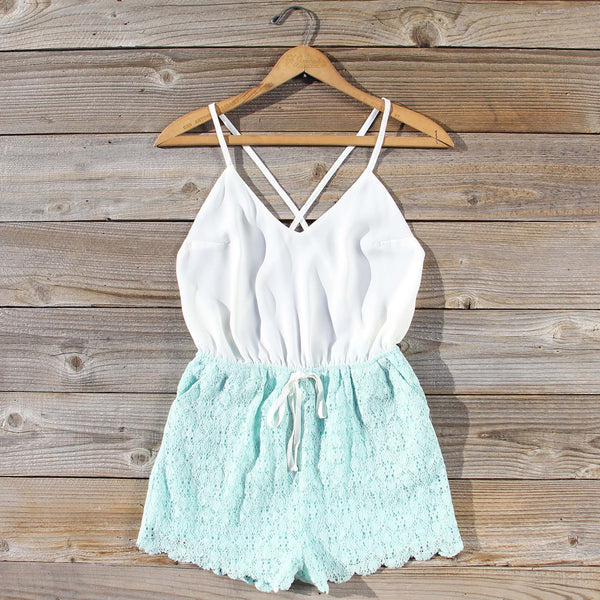 Sea Lace Romper, Sweet Affordable Rompers & Dresses from Spool 72 ...