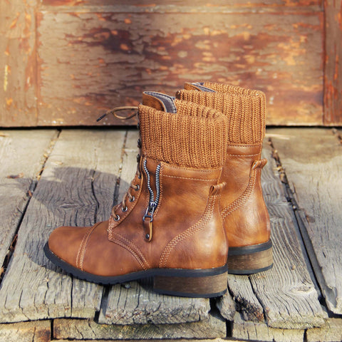 Ski Hill Sweater Boots in Cognac, Sweet & Rugged boots from Spool No.72 ...