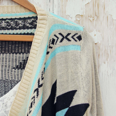 Big Sky Knit Sweater in Mint, Sweet Native Sweaters from Spool 72 ...