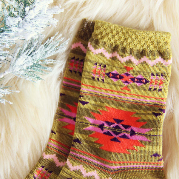 Snowy Cabin Socks, Cozy Knit Boot Socks from Spool 72. | Spool No.72