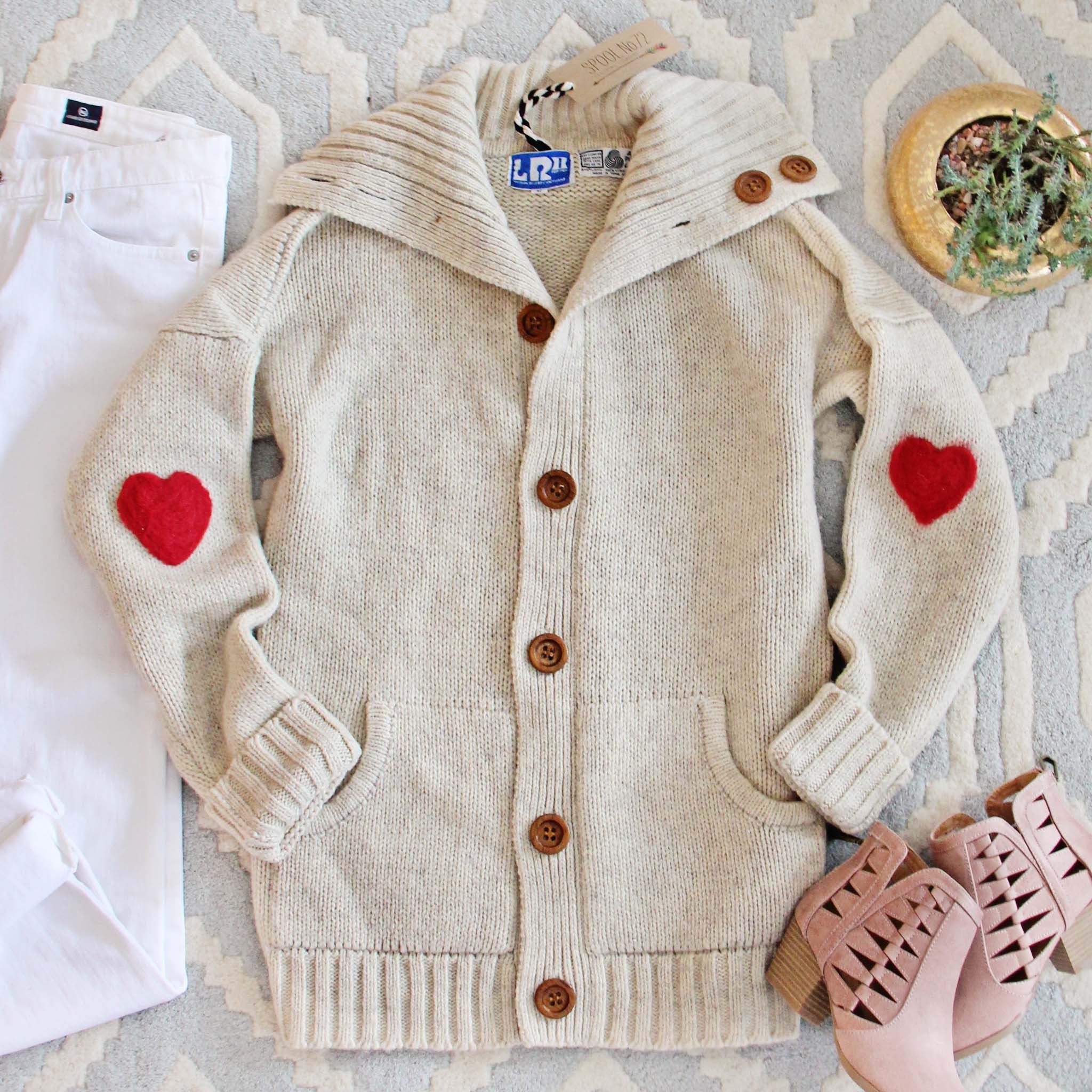  Stolen Hearts Vintage Sweater 