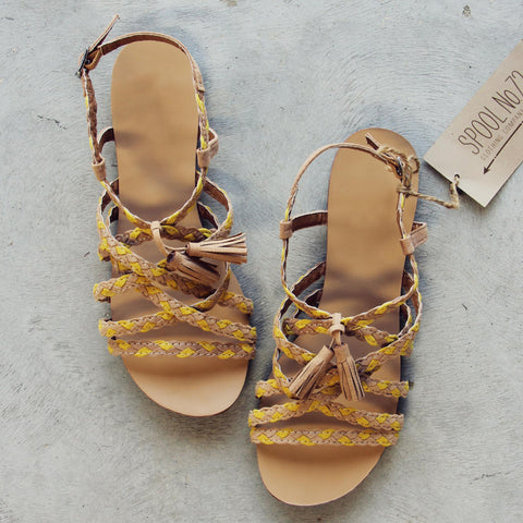 Sunstone Braided Sandals, Fringe Spring & Summer Sandals from Spool 72 ...