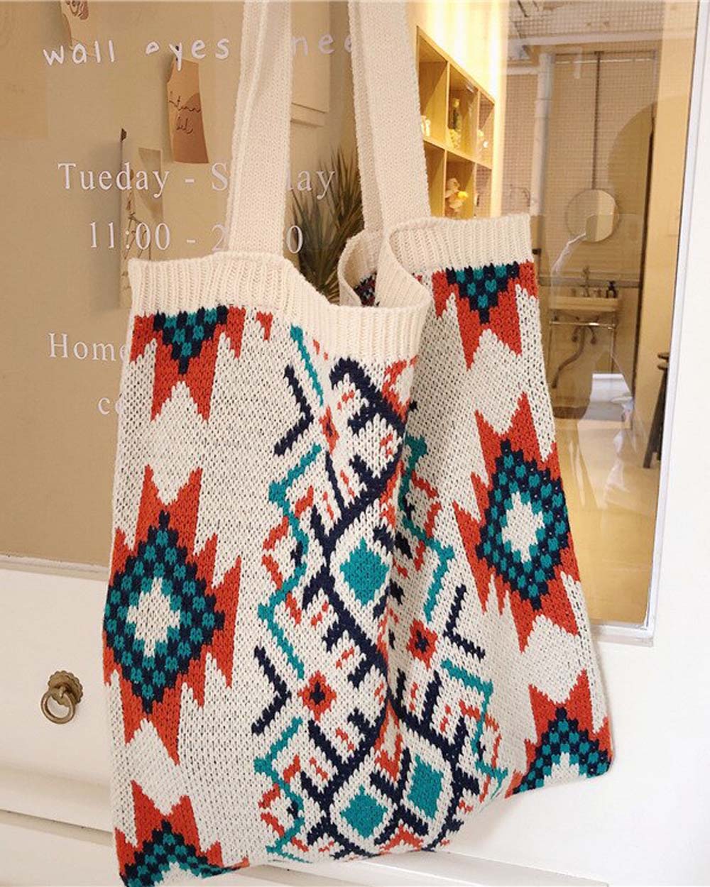  Sweater Knit Tote in Montana 