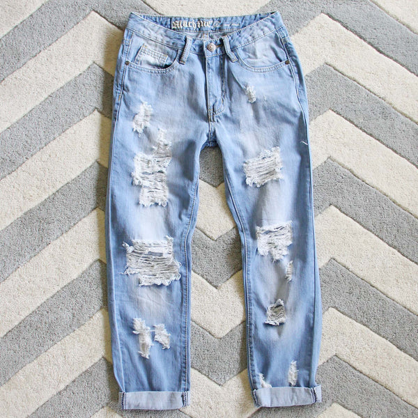 The Addy Boyfriend Jean, Vintage Distressed Denim Jeans from Spool 72 ...