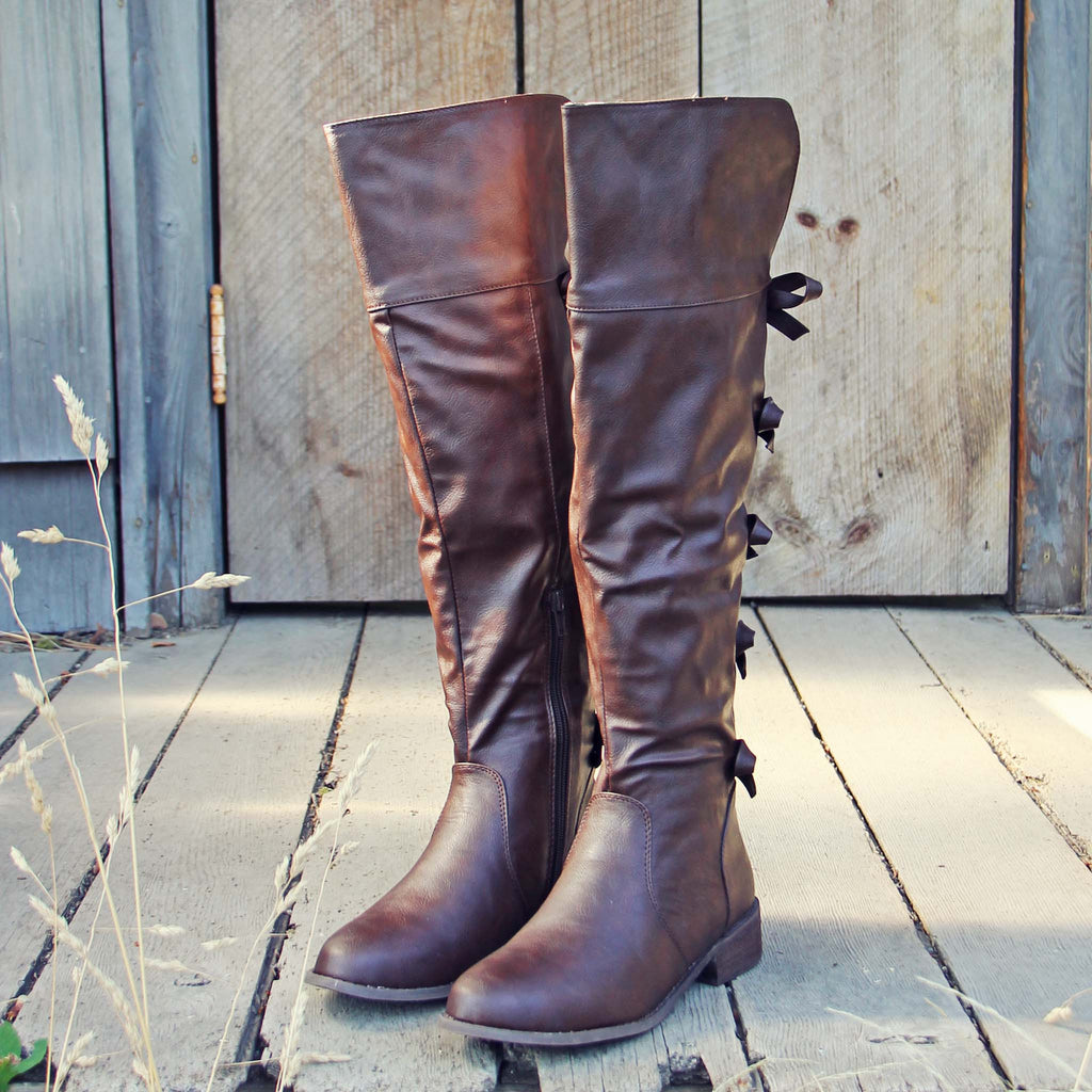 The Bow Back Boots, Sweet Riding Boots from Spool No.72. | Spool No.72