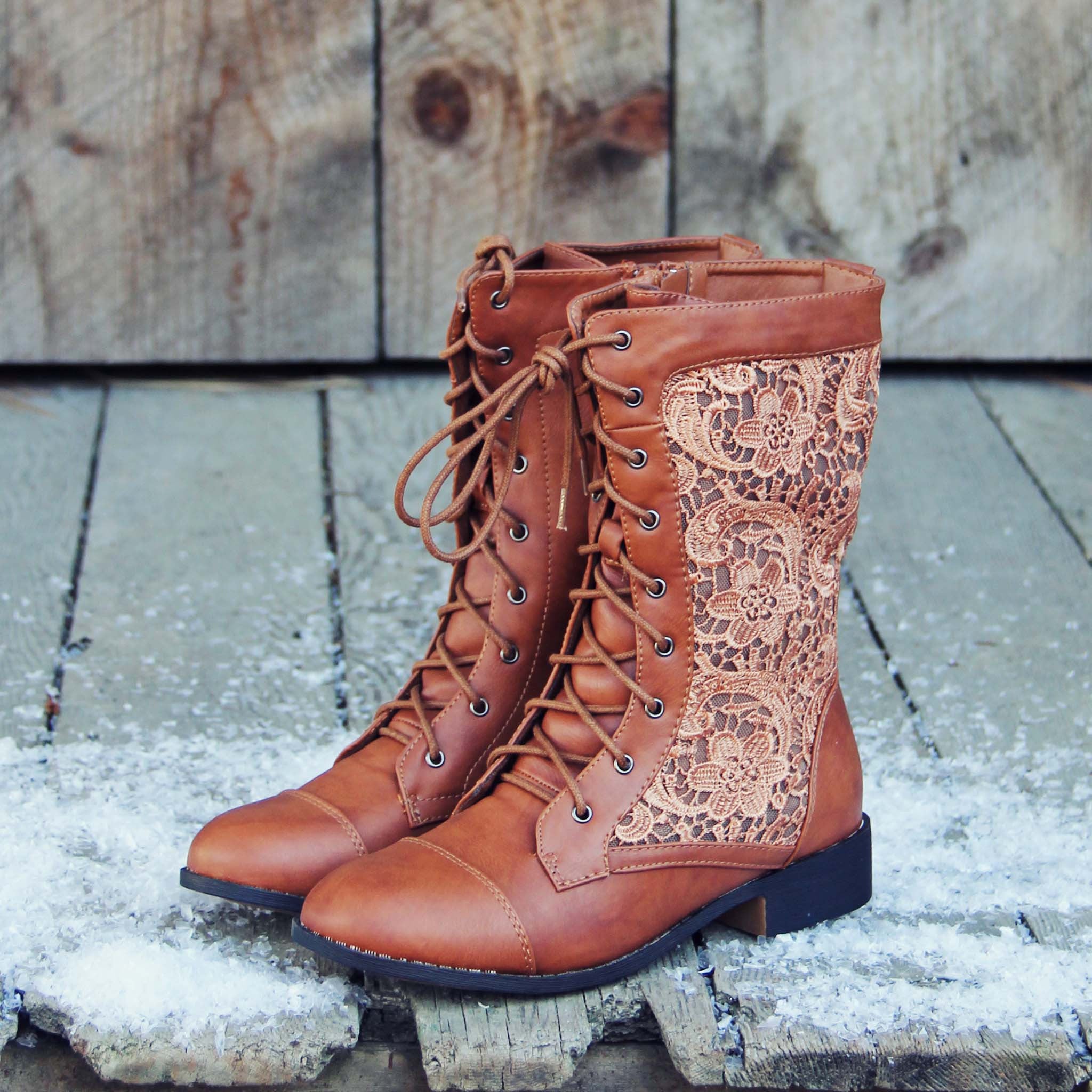  The Harper Lace Boots 