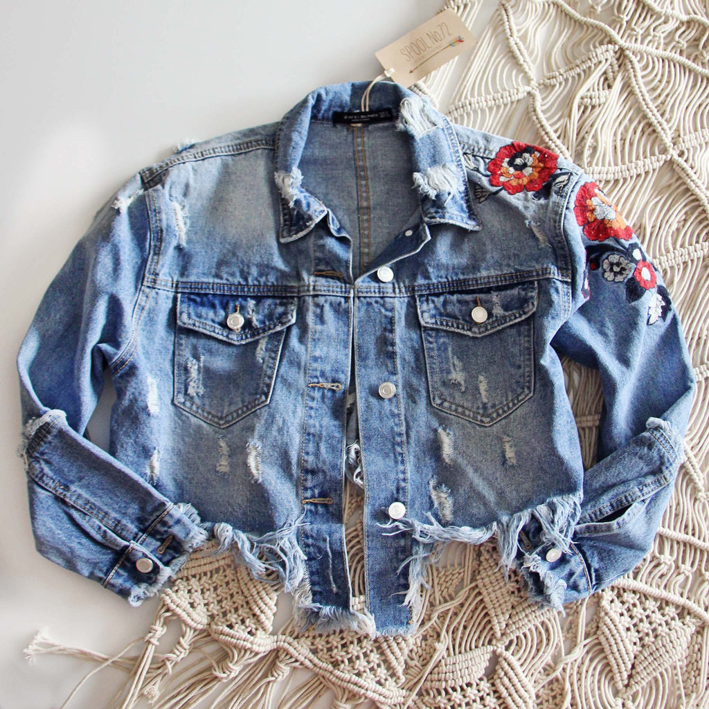 The Memphis Jean Jacket, Embroidered Denim Jackets from Spool No.72 ...