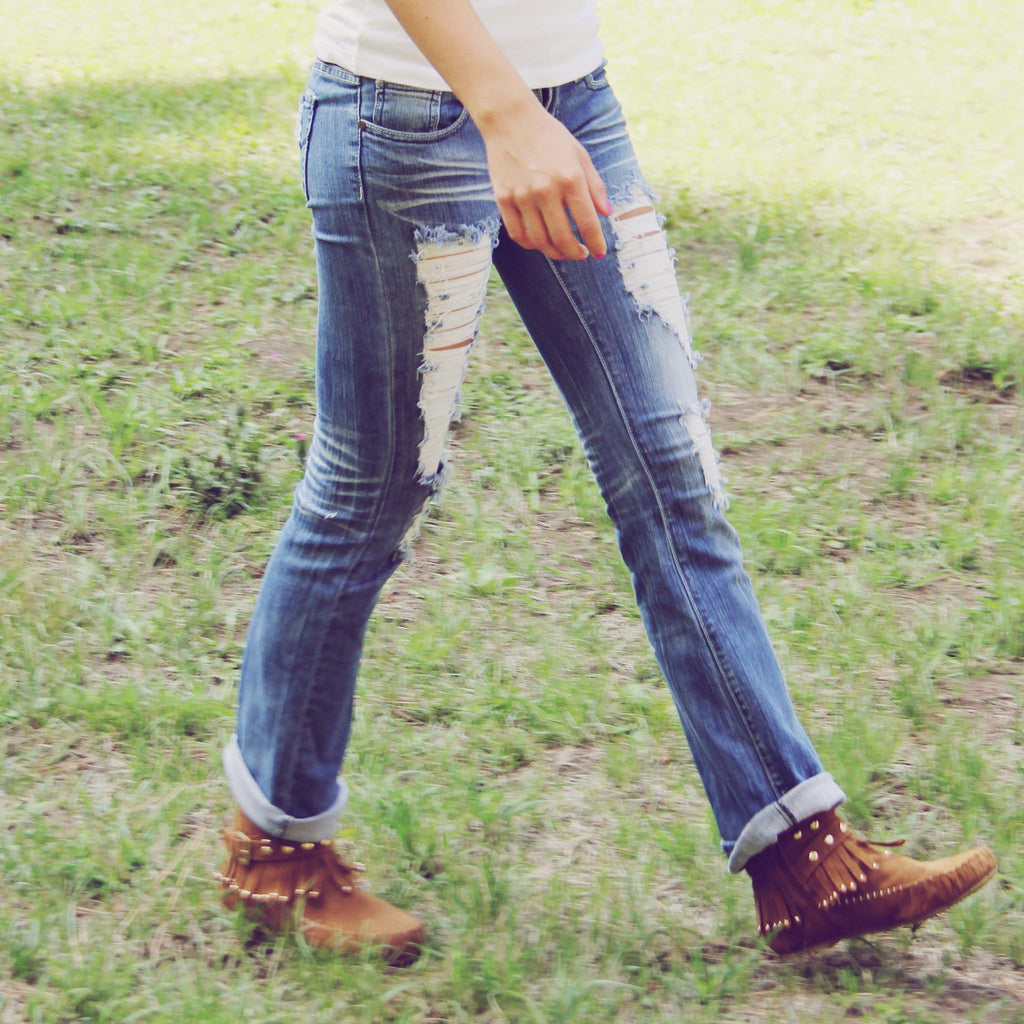 The Sawyer Bootcut Jean, Vintage Distressed Denim Jeans from Spool 72 ...