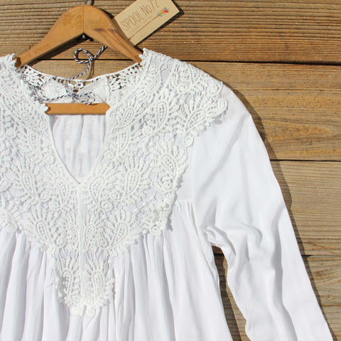 The Shaded Sky Blouse, Women's Bohemian Lace Tops from Spool 72 ...