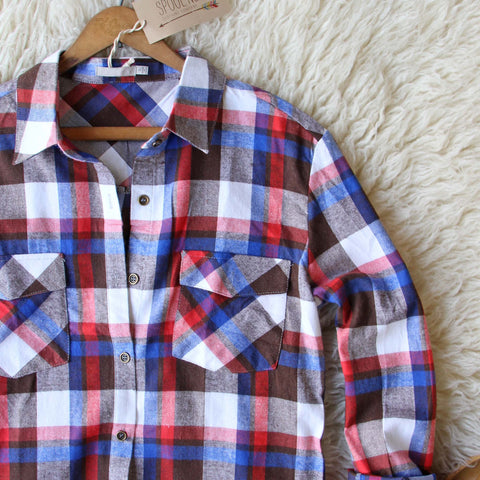 Timber Fellow Lace Top, Sweet & Rugged Plaid Tops from Spool No.72 ...