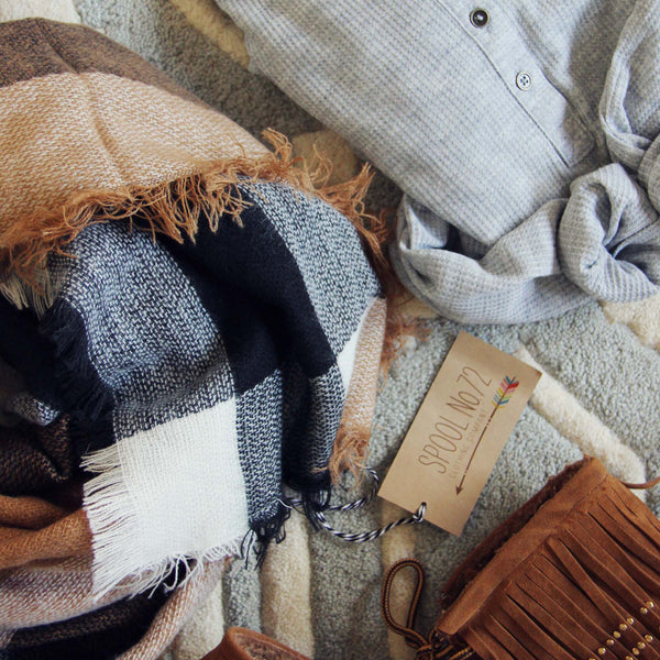 Timber Smoke Scarf, Cozy Knit Scarves from Spool 72. | Spool No.72