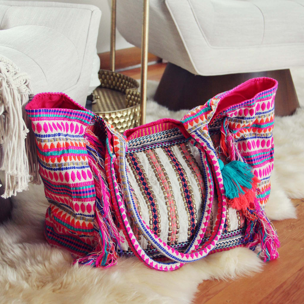 Traveler's Tales Tote, Native Rug & Tapestry Bags from Spool 72 ...