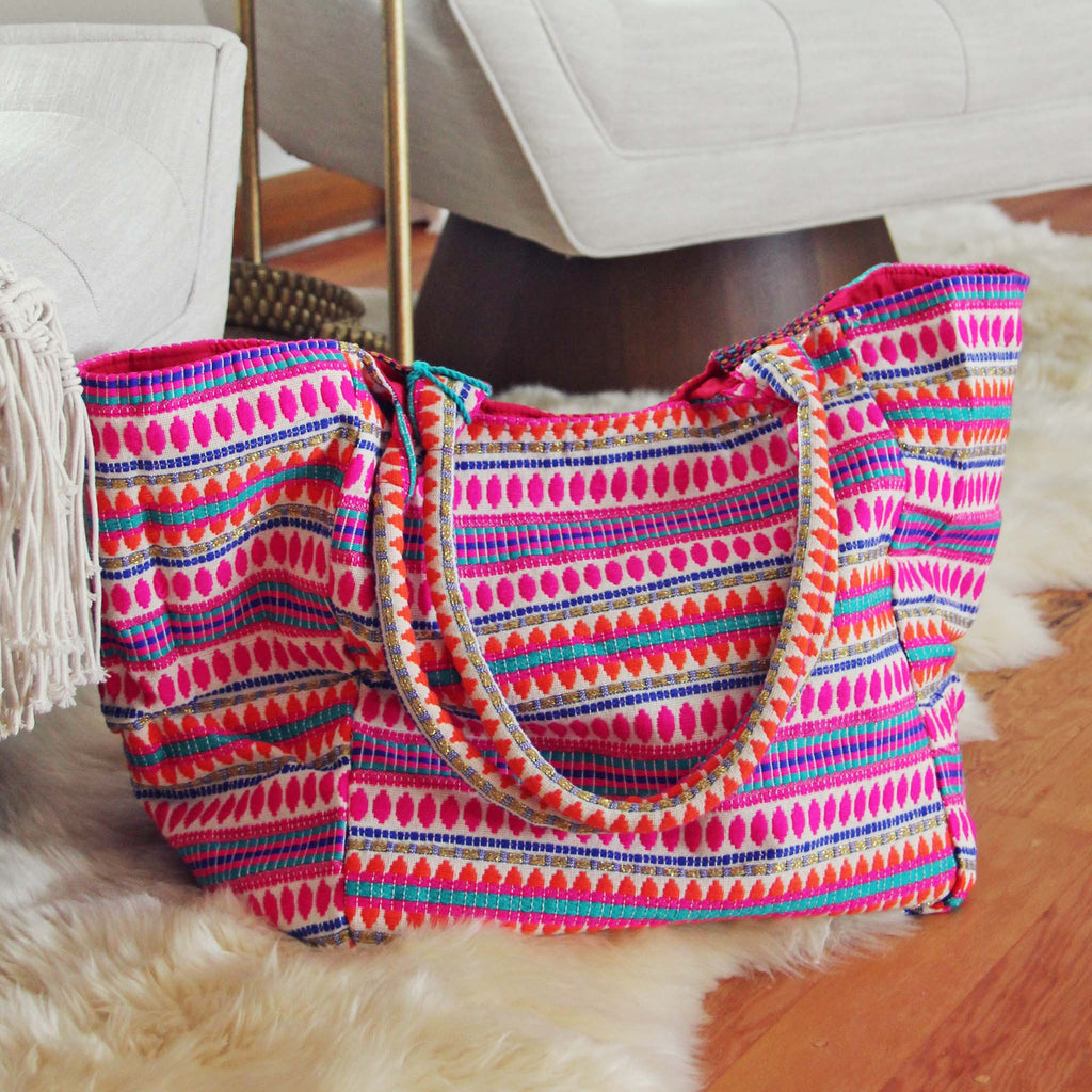 Traveler's Tales Tote, Native Rug & Tapestry Bags from Spool 72 ...