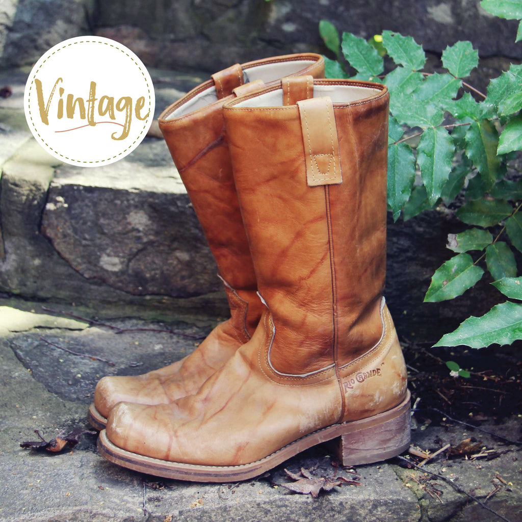 Vintage Campus Boots, Rugged Vintage Boots from 72. | Spool No.72