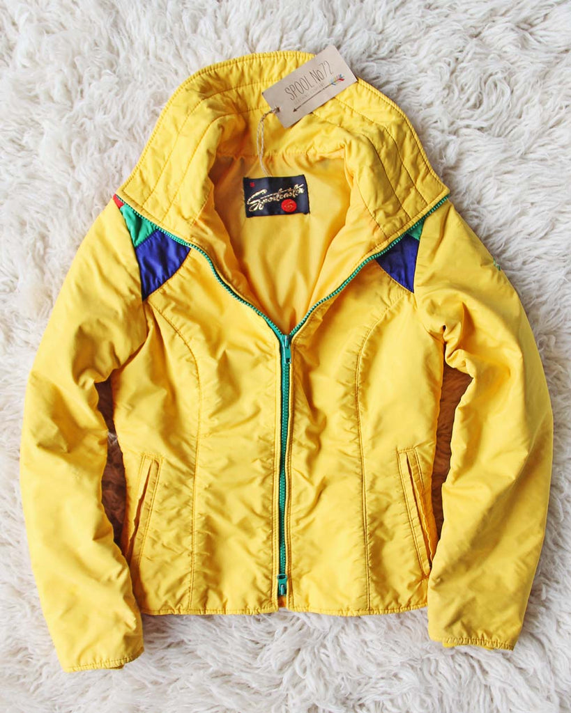 Vintage 70's Rainbow Ski Coat, Sweet Vintage Ski Coats from Spool 72 ...